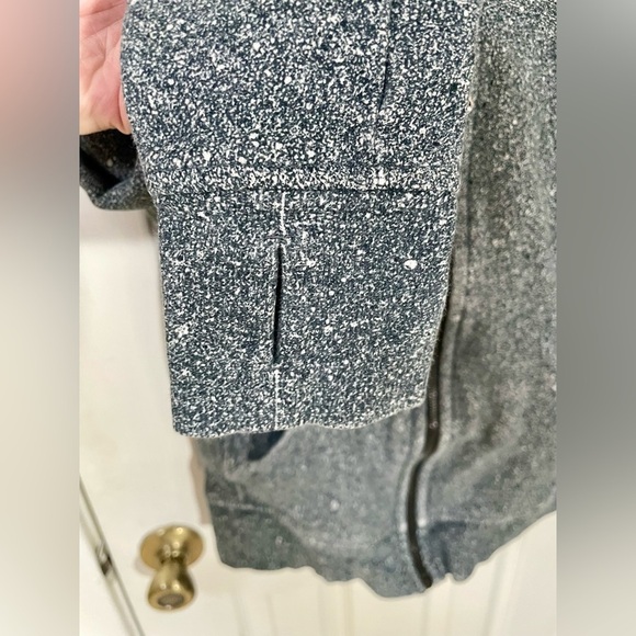 Lululemon Scuba Hoodie Women’s Size 6 Splatter White Grey Black W4AFRS Zip - Picture 7 of 10